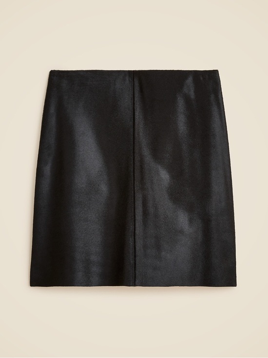 J. Crew Dresses & Skirts - J CREW Collection Fairfax skirt in calf hair Black Size 12 $998 CQ527